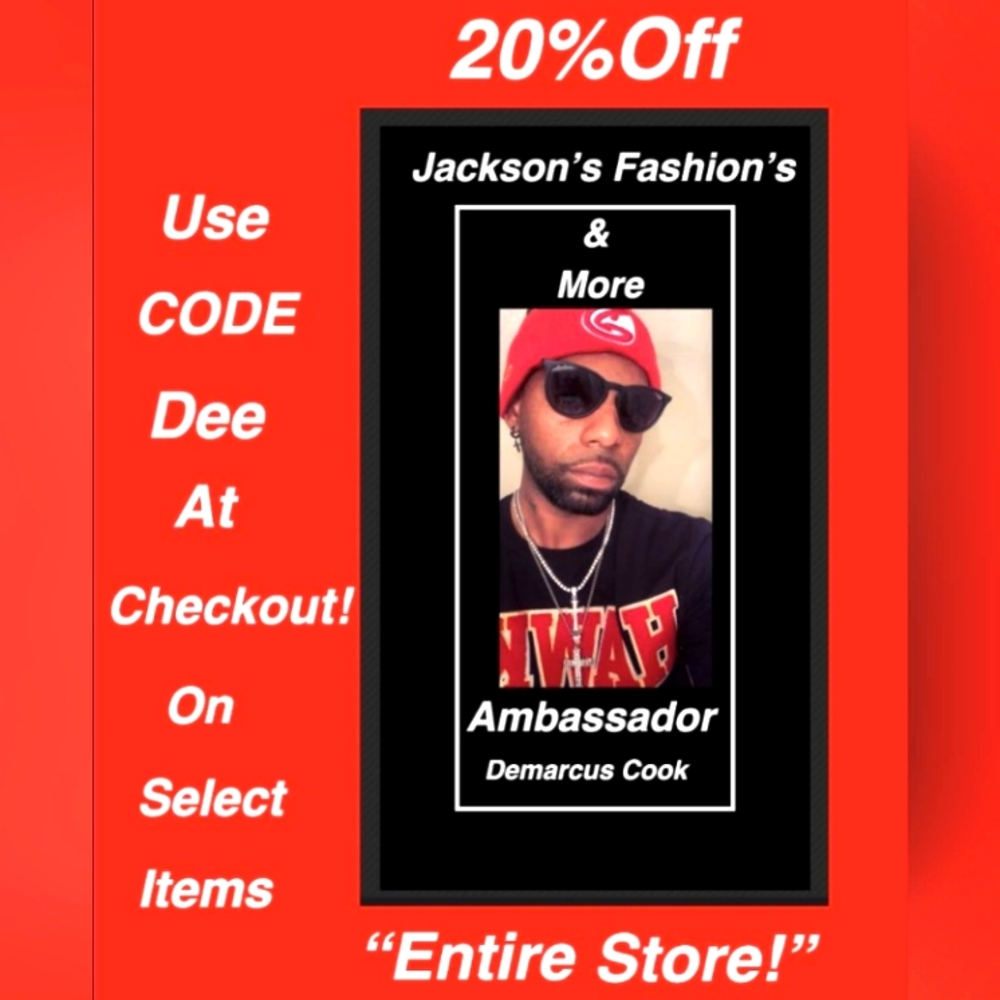 20% Off Any Item That Have CODE DEE On It.